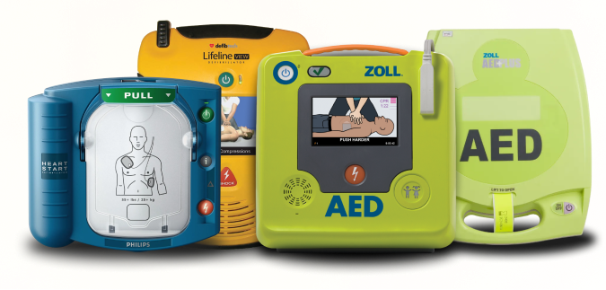 AED equipment included with the Total Readiness Program