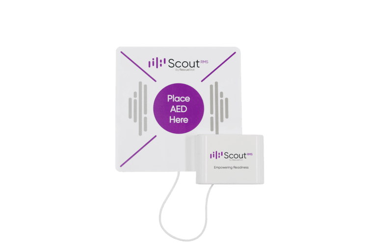 Remote AED monitoring device