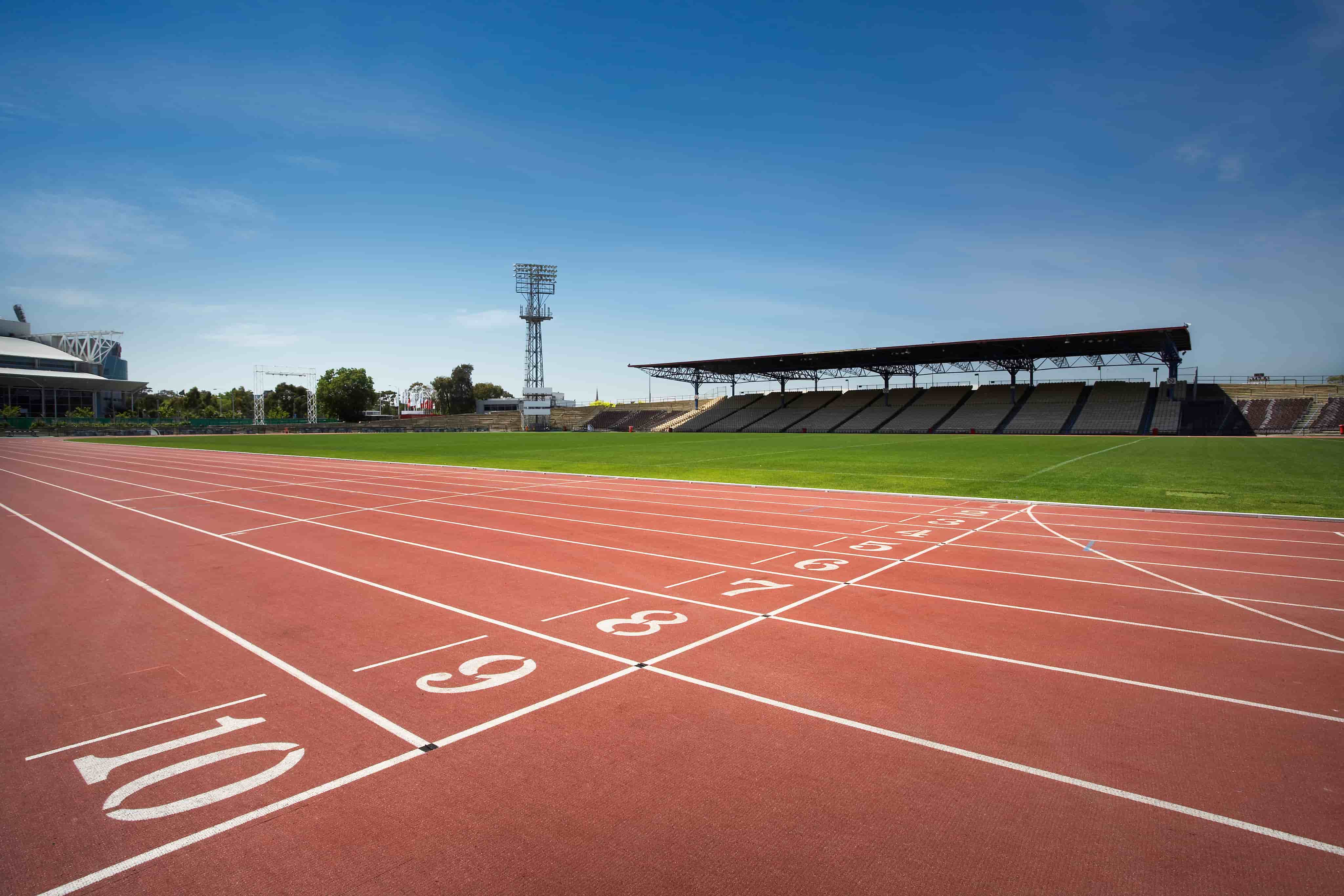 Outdoor running track